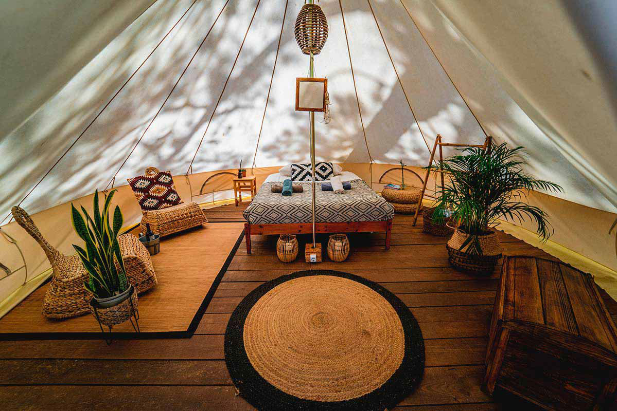 Glamping tents