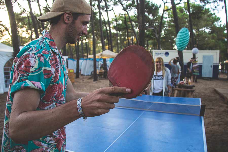 Ping pong sagres wavy surf camp