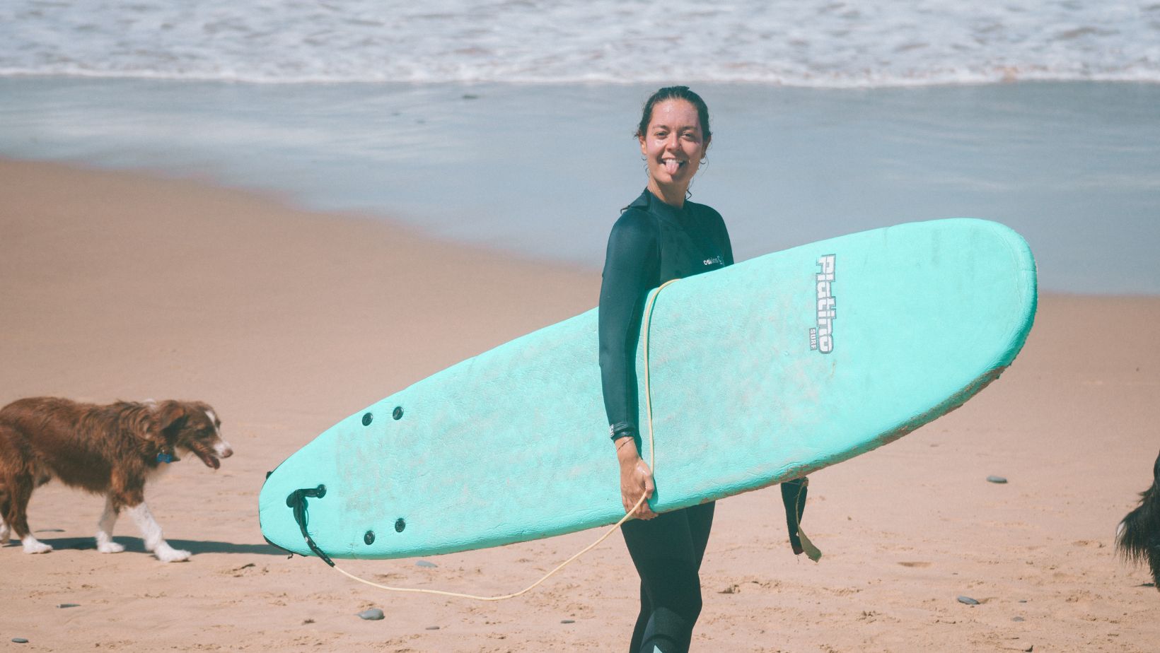 surfer girl foam board