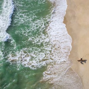 surf beach drone